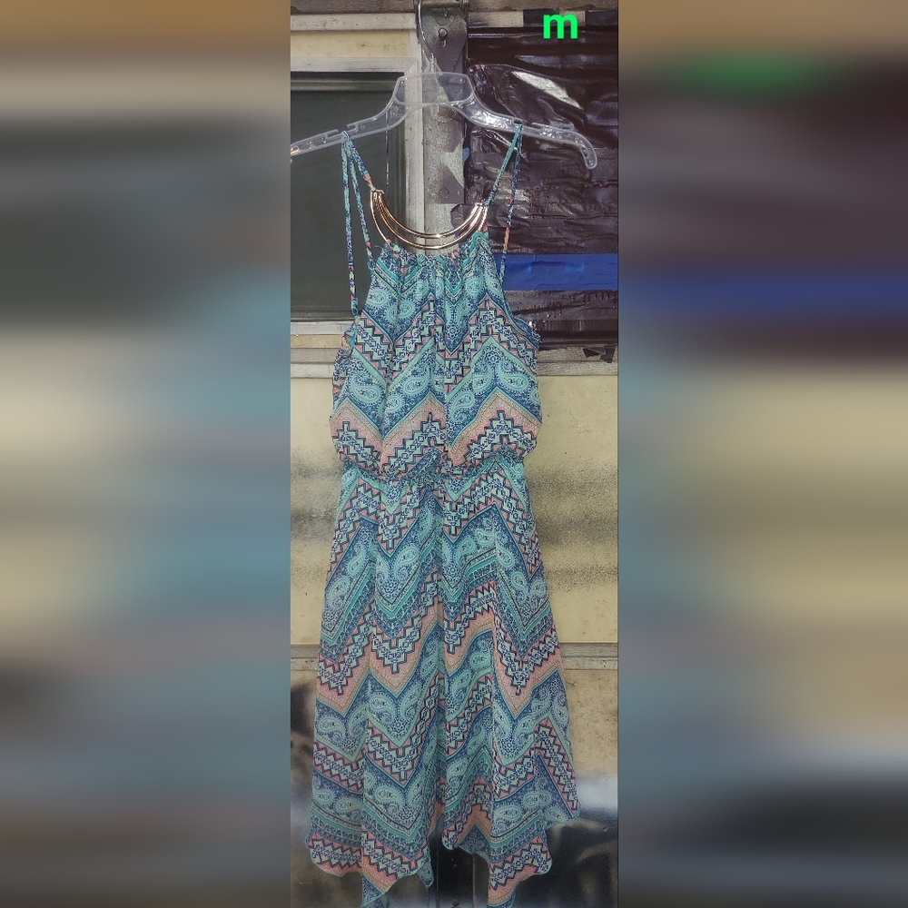 NOBO Maxi Multi Colored Sun Dress L